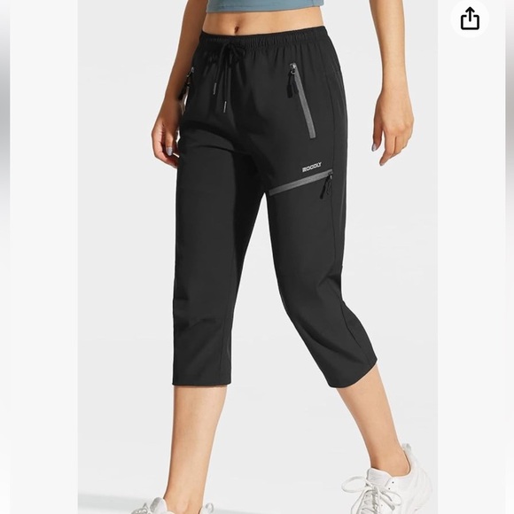 MOCOLY Cargo Hiking Pants Elastic Waist Quick Dry Lightweight Water Resistant - Picture 3 of 16